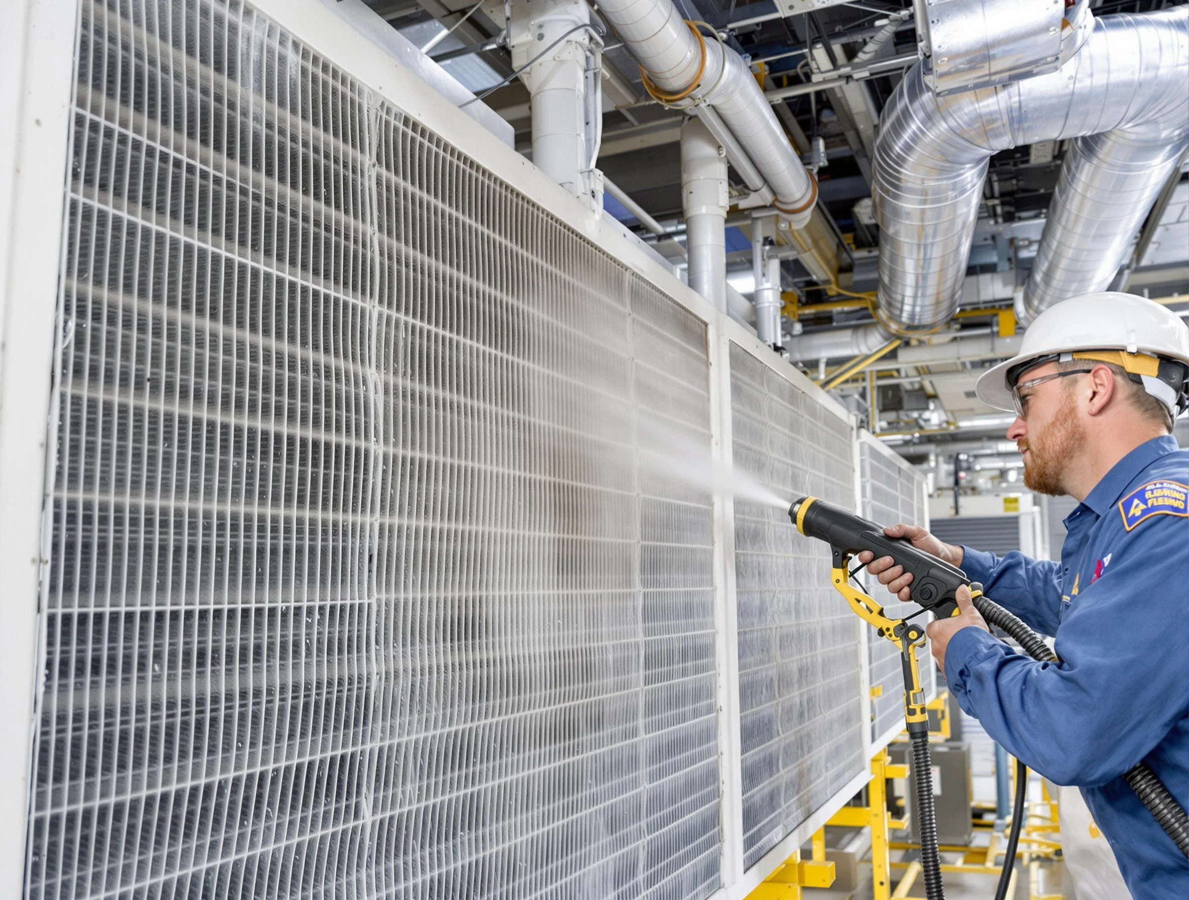 Professional commercial coil cleaning by Park City Air Duct Cleaning in Park City