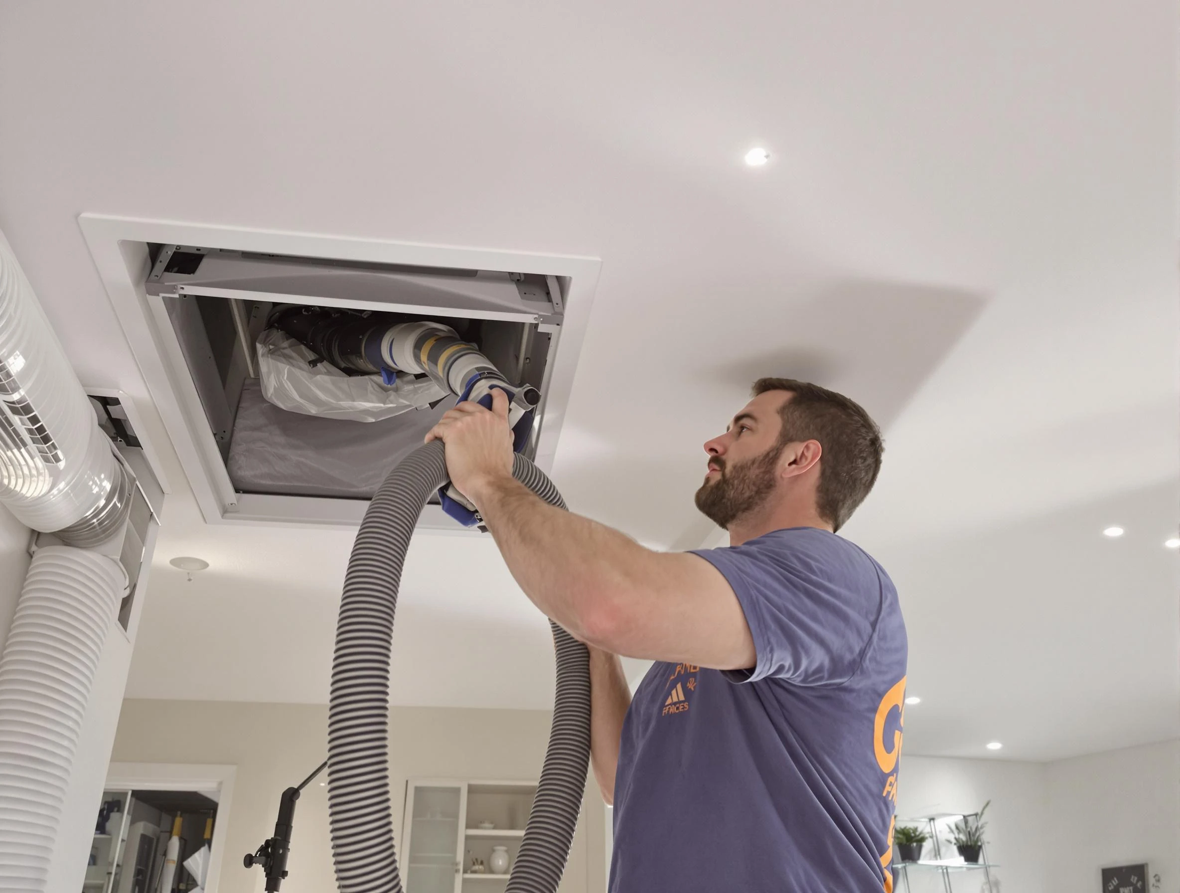 Precision indoor duct cleaning by Park City Air Duct Cleaning in Park City
